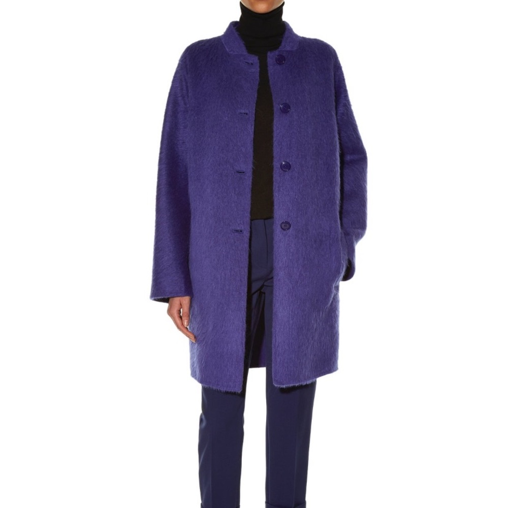 Max Mara Alcamo Coat-blue
